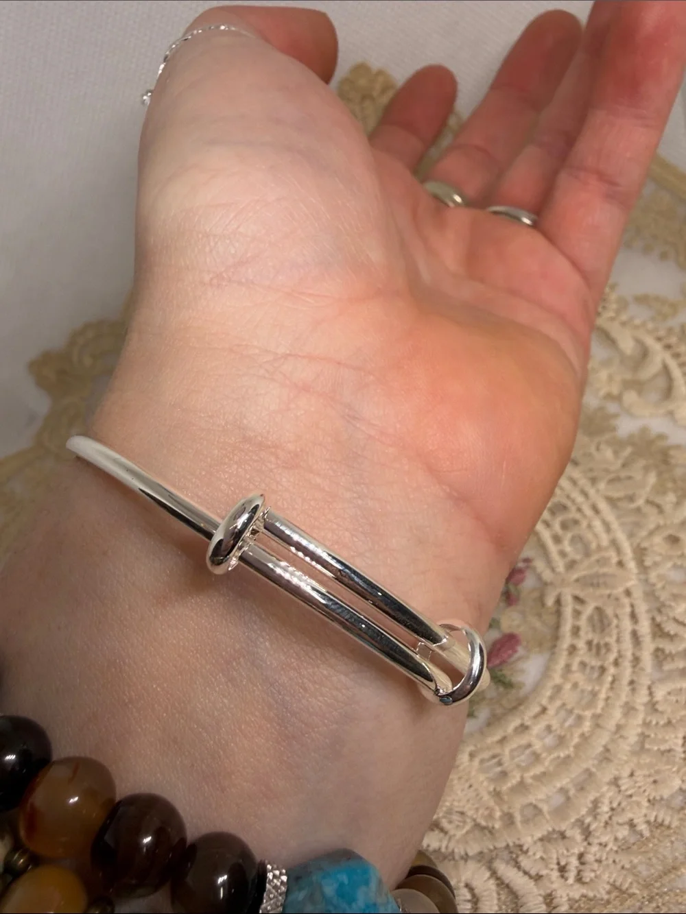 925 Sterling Silver Heart Bow Charm Bracelet | Curated Maximalism Romantic